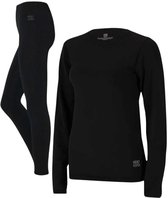 Xtreme Thermoset Heren Merino Wol - Thermoshirt Thermolegging - Marineblauw De
