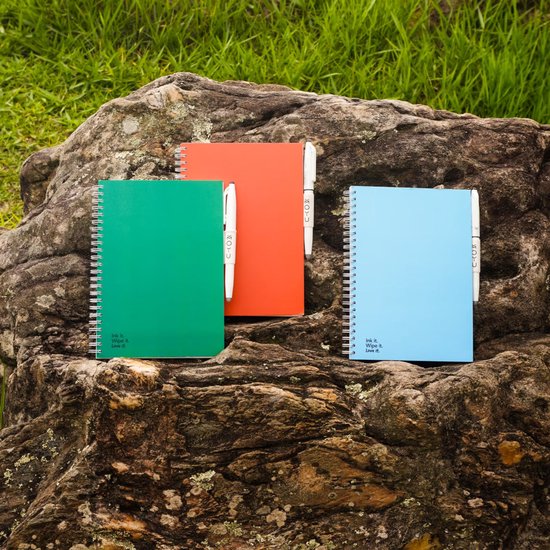 MOYU - Carnet Vert Forêt - Carnet Effaçable A5 Premium