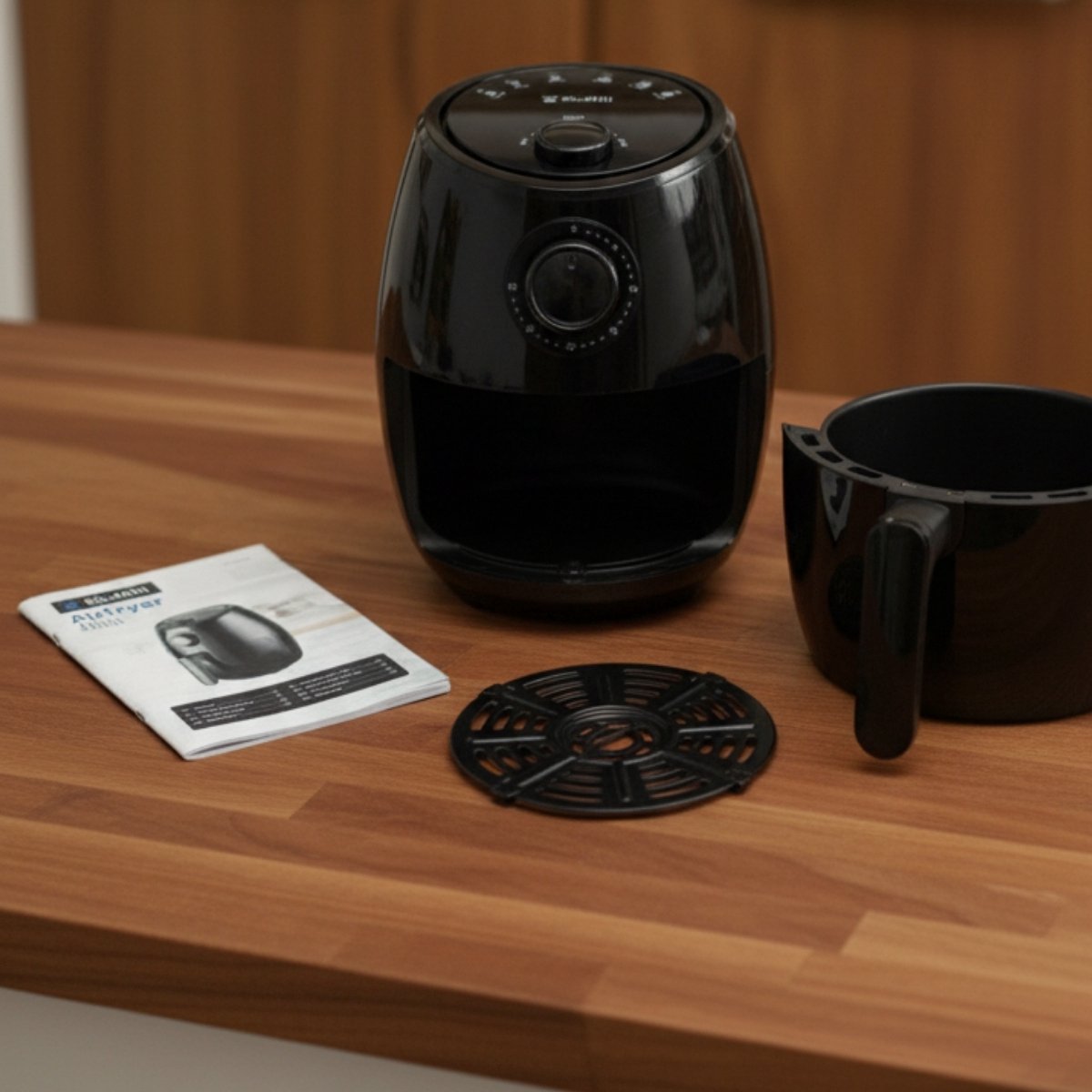 BluMill Mini Airfryer - Compacte Heteluchtfriteuse - Airfyer 2 Personen - 1000W - 2L — afbeelding 3