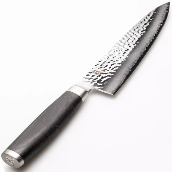Couteau de chef Yaxell Taishi 20 cm - Artisanat japonais ultime et bois de hêtre Pakka Zwart - Approuvé par la FDA
