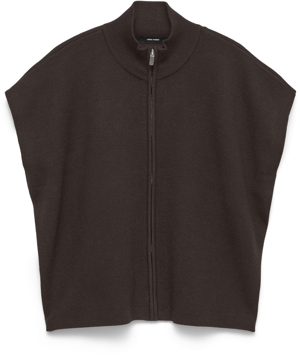 VERO MODA - VMSABA SS HIGHNECK ZIPPER VEST NOOS - Dames - Gebreide truien