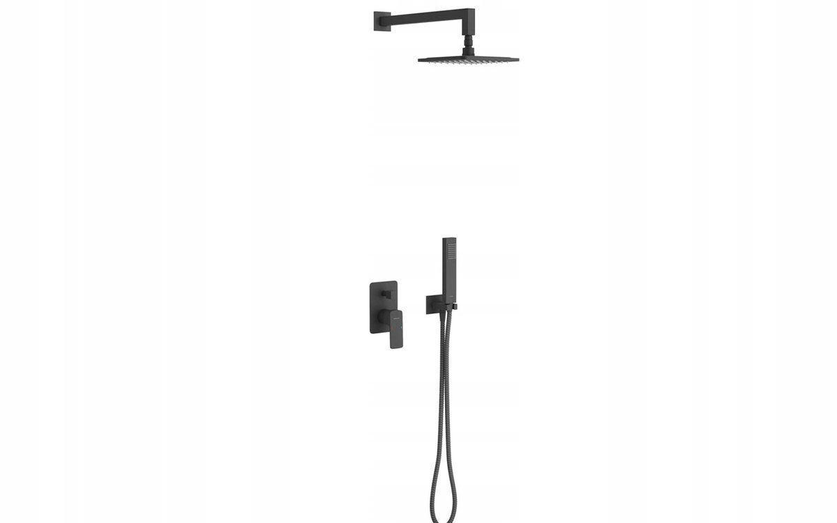 Excellent Keria Doucheset Inbouw Zwart Mat - 6 Delig