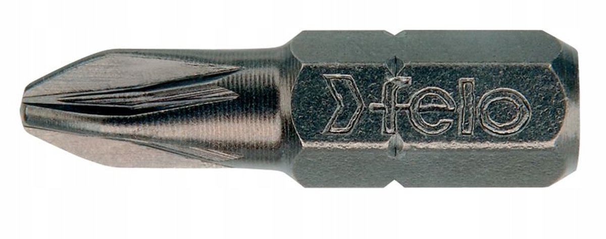 Felo Pozidriv Bit PZ 2 - 25mm - Hoge Kwaliteit Schroefbit