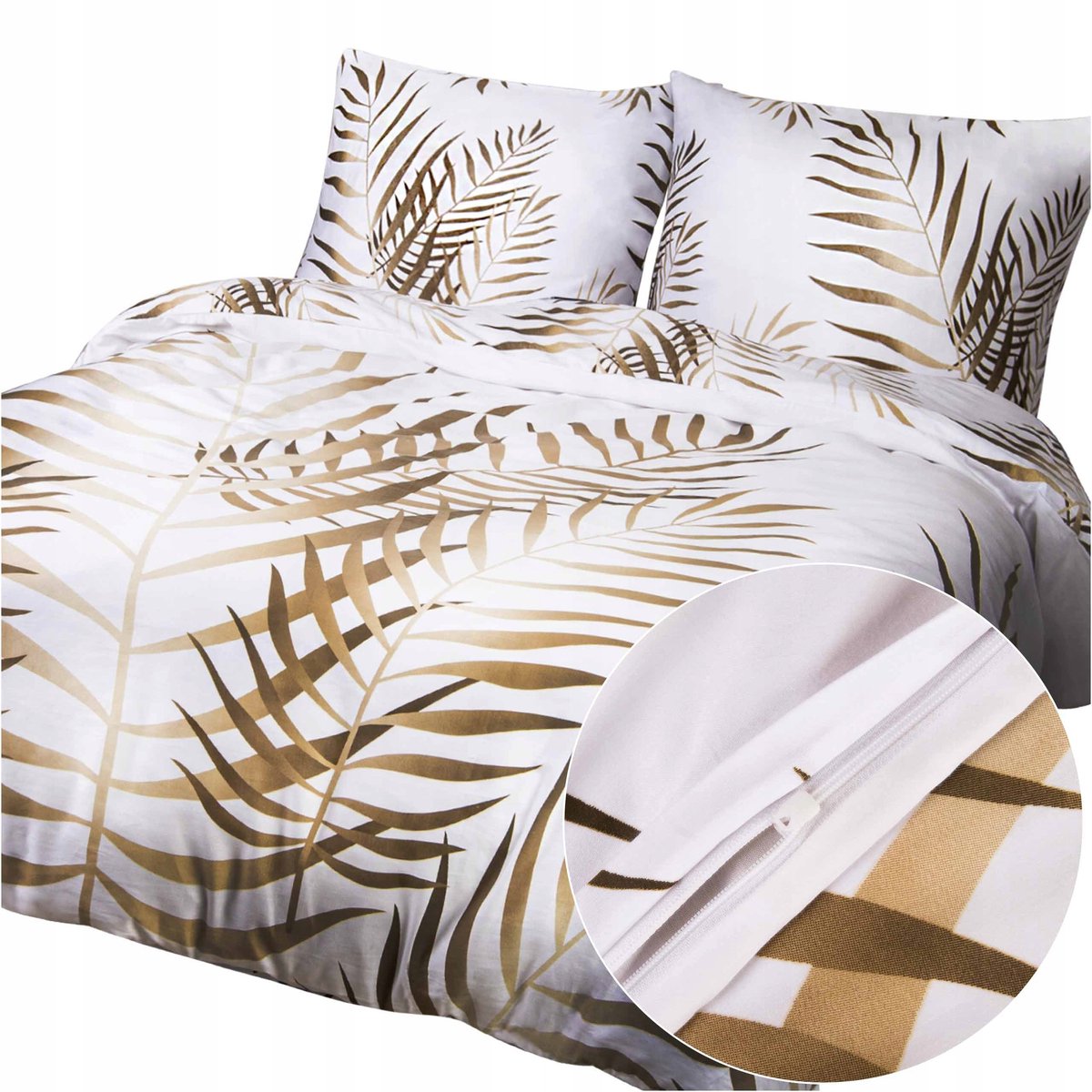 100% Katoen Satijnen Dekbedovertrekset 180x200cm - Diverse Patronen