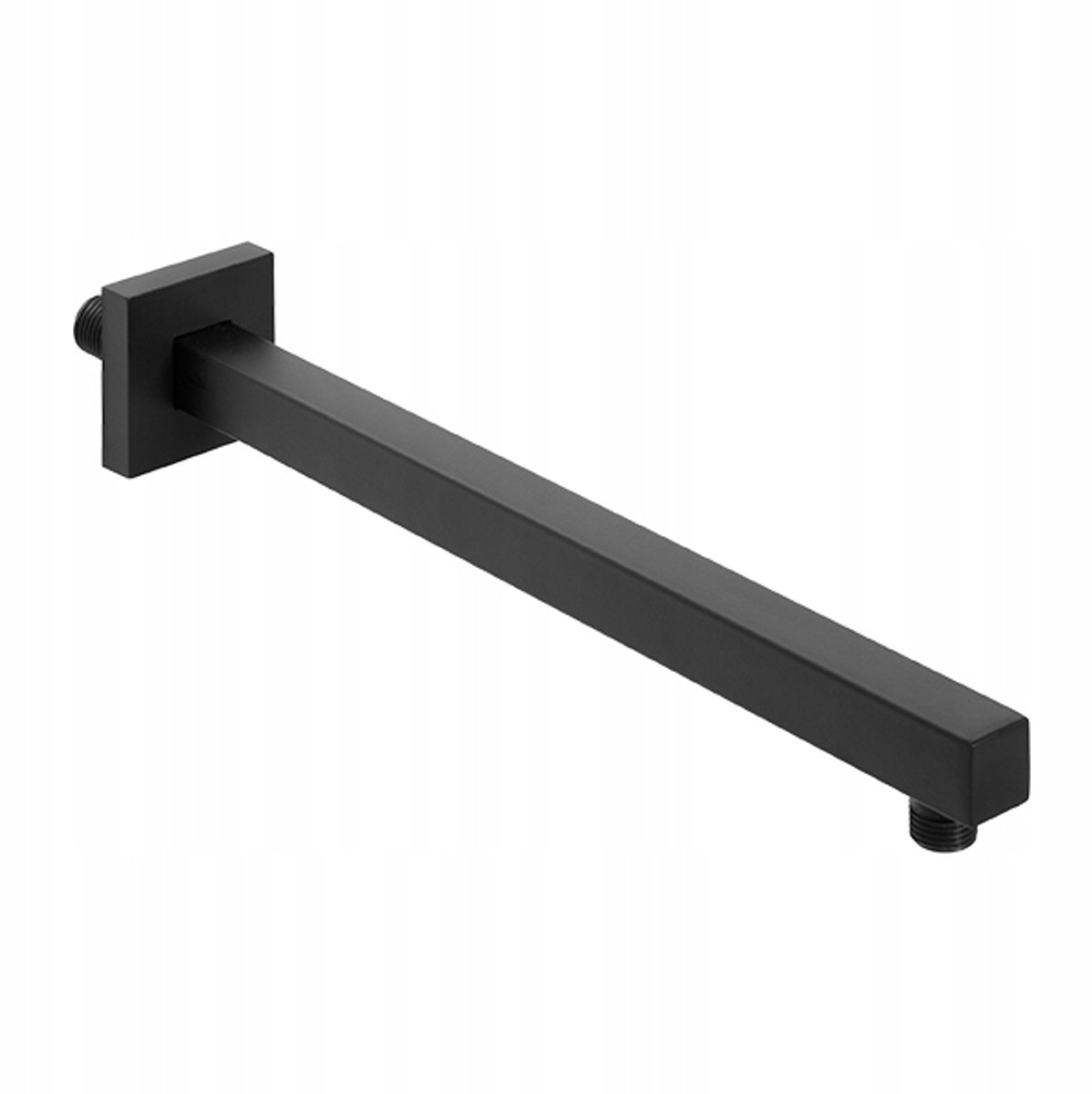 Zwarte Douche Armatuur SC-D1-078-S - 40cm RVS Wandmontage