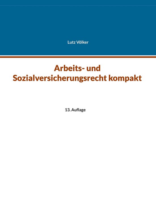 Arbeits- und Sozialversicherungsrecht kompakt - cover