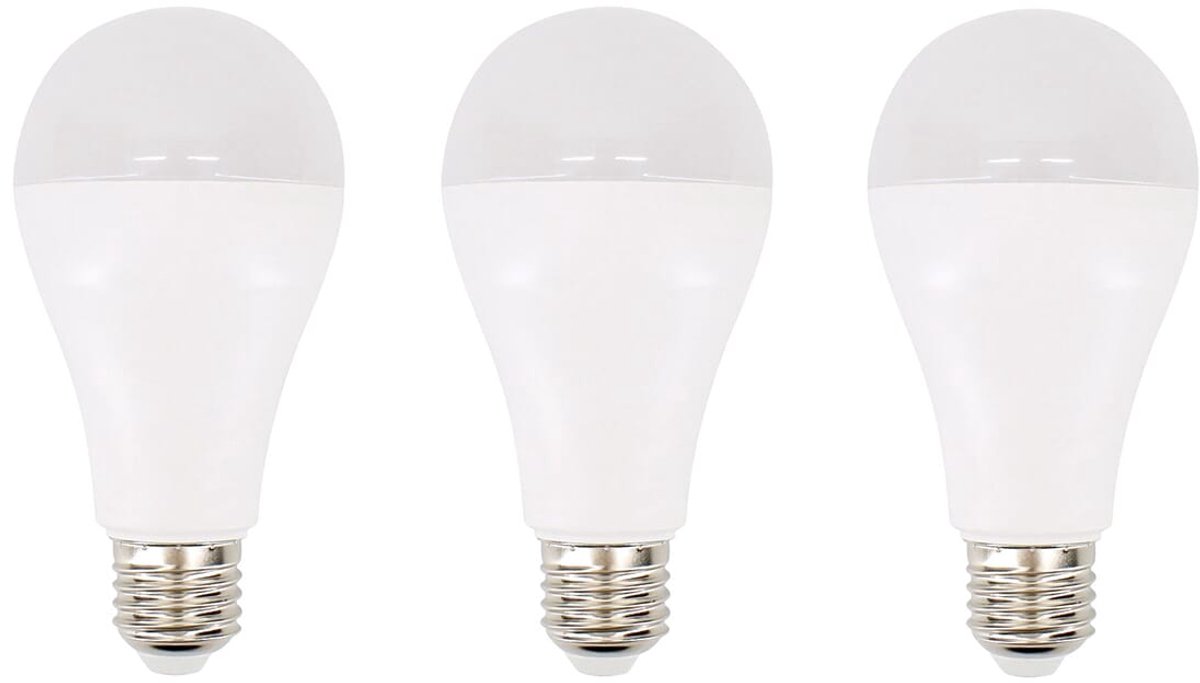 Bemko Premium LED Lamp E27 - vervangt 170W (20W) - 2400lm - 4000K Neutraal Wit - 230V - 3 stuks