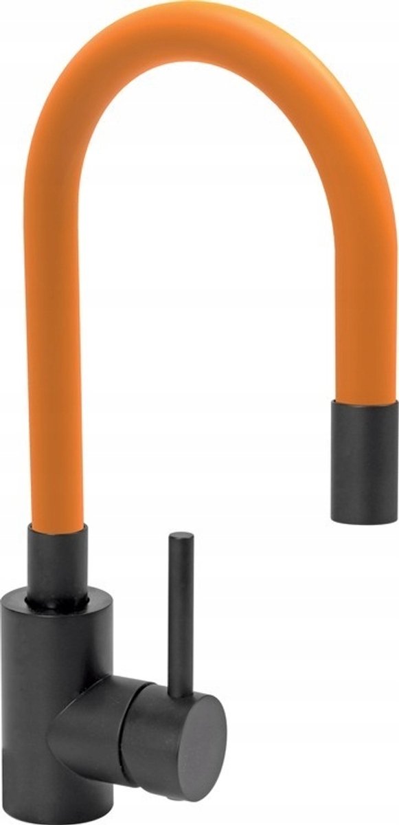 Keukenmengkraan Zwart Flexibel Oranje - Stijlvol & Praktisch