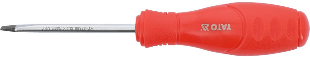 Yato Platte Schroevendraaier 5x75mm CrV 6150