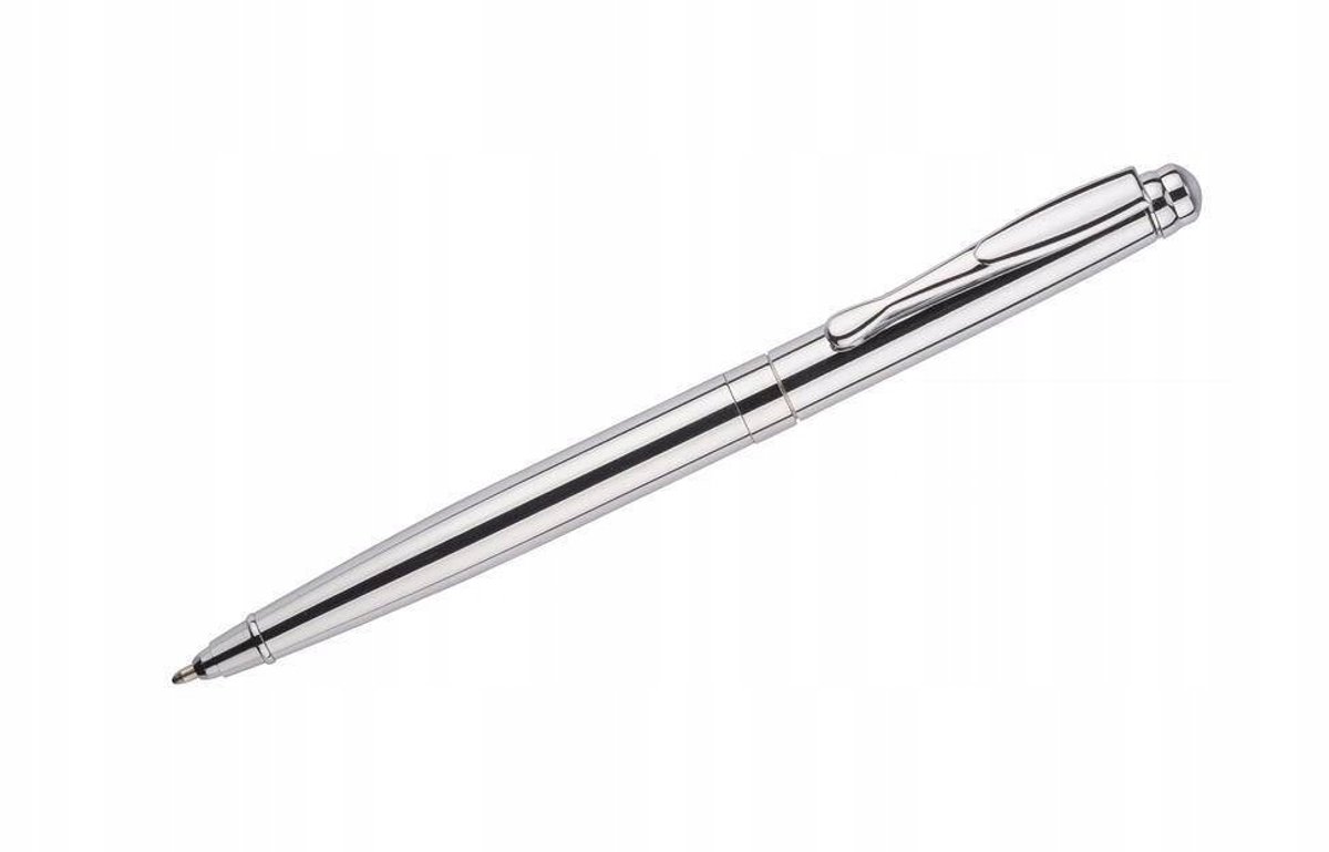 FRISO Elegante Metalen Drukpen met Blauwe Inkt