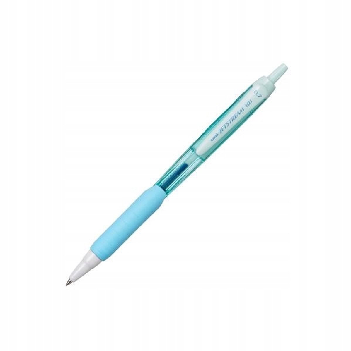 Uni Jetstream SXN-101FL balpen, pastelblauw, blauwe inkt