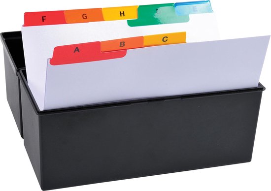 Exacompta tabbladen voor systeemkaartenbakken | 25 tabs | ft A5