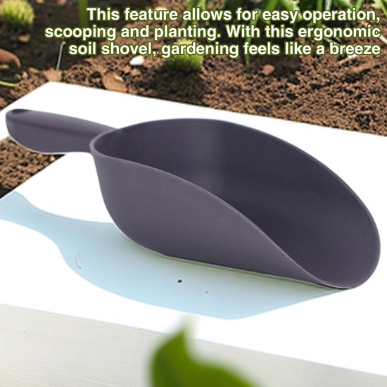 Kleine tuinschepjes - Schop met ronde kop voor thuispotplanten,Kweekbenodigdheden voor het losmaken van de grond, spelen op het, planten van potten, grond graven, verplanten Zankie van Zankie — afbeelding 2