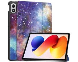 Coverup Tablethoes geschikt voor Xiaomi Redmi Pad 2 Pro Hoesje - Tri-Fold Book Case met Wake/Sleep - Galaxy