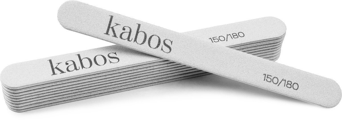 Kabos rechte nagel vijlen 150/180 - 10 stuks