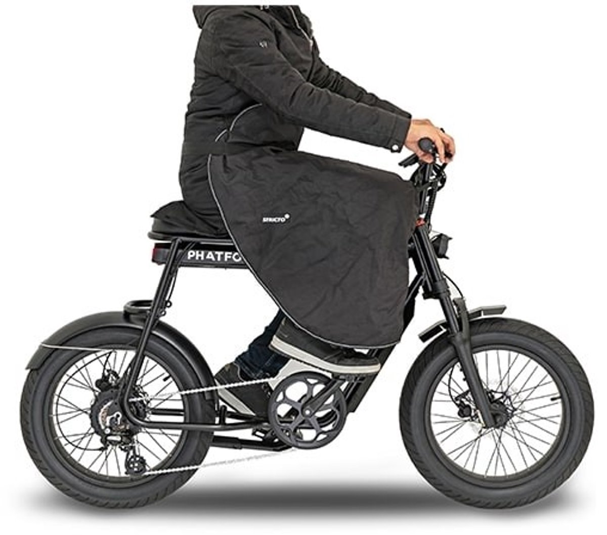 Stricto Beenkleed - FATBIKE - Zwart - Incl opbergtas