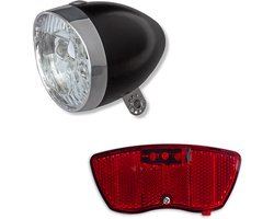 Lynx Retro - Verlichtingsset voor en achter - 11 lux