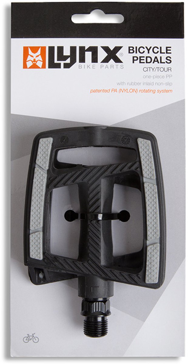 Lynx City en Tour Fietspedalen - Anti-slip laag - K-mark reflectoren — afbeelding 2