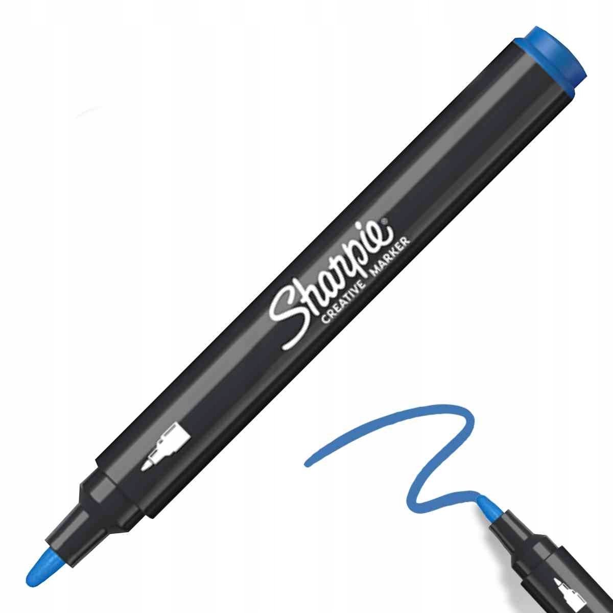 Sharpie Acryl Marker - Dekoratief, Dekkend Blauw + 1 Berol Pen