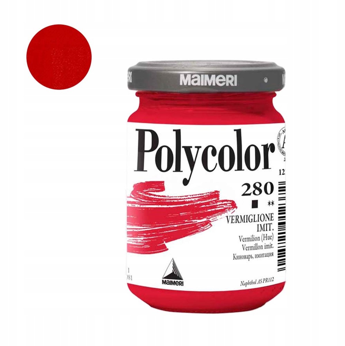 Polycolor Acrylverf 140ml - Vermiljoen Tint (Rood)