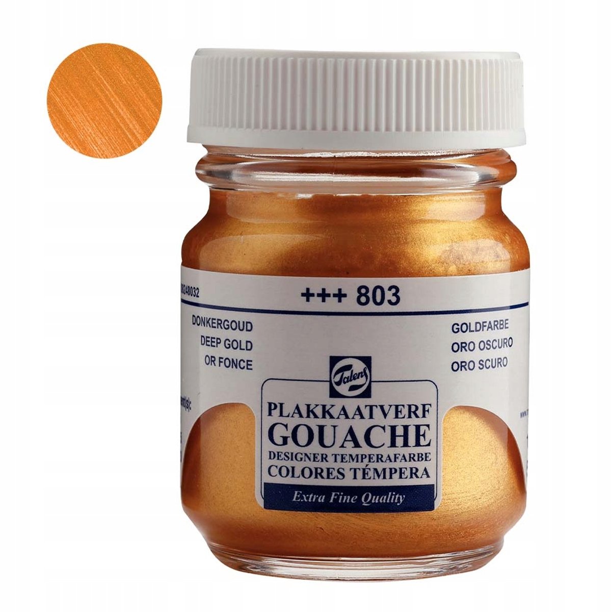 Talens Gouache Verf 803 Diep Goud 50 ml - Extra Fijne Kwaliteit