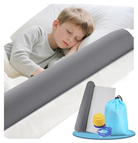 Willonin Veiligheidshekje voor het kinderbed, draagbaar babybedhekje, anti-valhekje, bedhekje voor peuters (roze, 180 cm