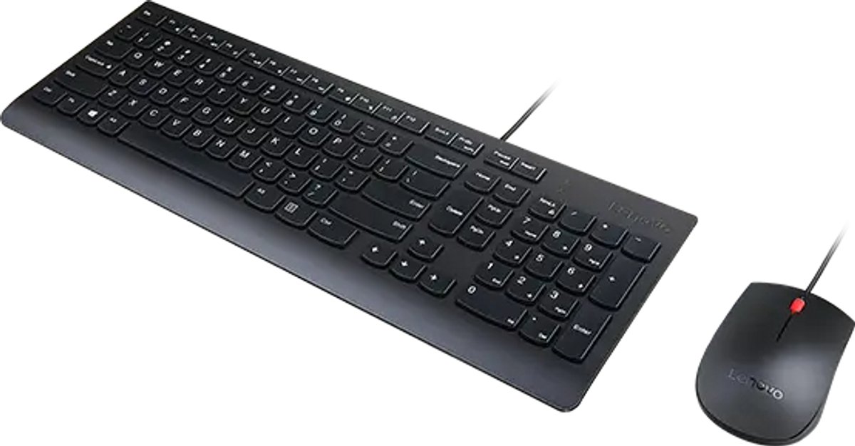 Lenovo Essential bedrade toetsenbord en muis combinatie - QWERTY (VS Internationaal)