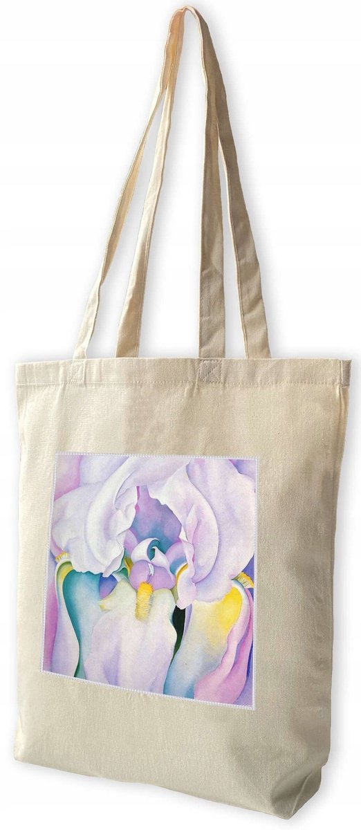 Georgia O'Keeffe Iris Shopper Tas met Opdruk