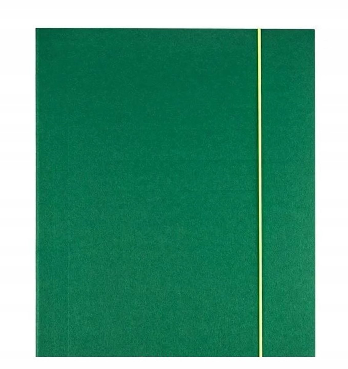 Groene A4 Kaart met Elastiek - Creatief - 1 Stuk