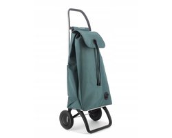 Rolser I-Max MF boodschappentrolley, 2 wielen, grote tassen, zeegroen