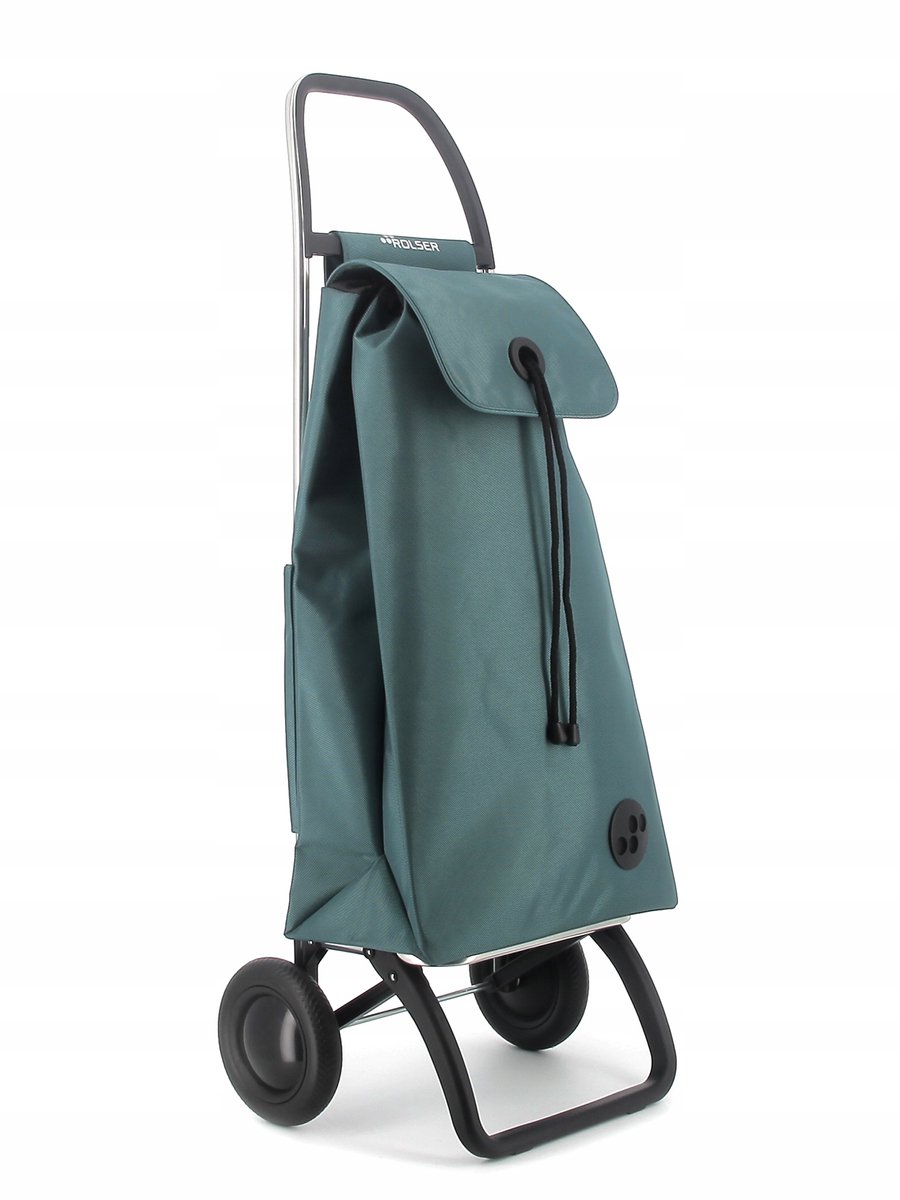 Rolser I-Max MF boodschappentrolley, 2 wielen, grote tassen, zeegroen