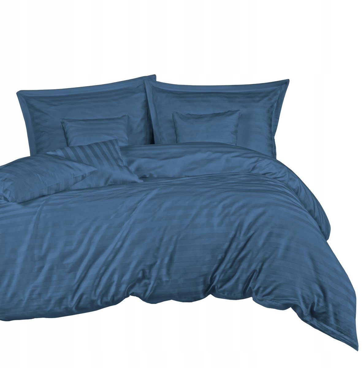 Bamboe Katoenen Beddengoed 220x200cm Blauw Streep 7 Delig