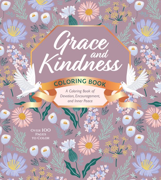 Chartwell Coloring Books- Grace and Kindness Coloring Book - cover