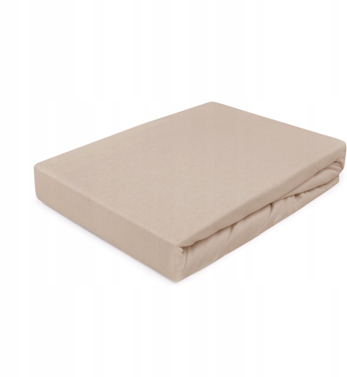 Jersey Hoeslaken met Elastiek 80x160 cm - Beige