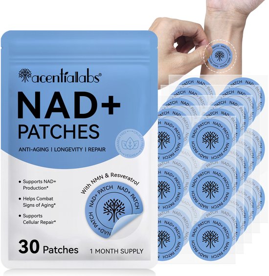Patchs NAD+ Acential Labs – Anti-âge | Convalescence | Énergie