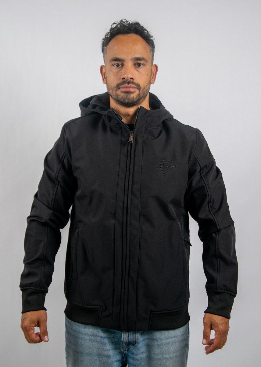 MALELIONS - Malelions men signature softshell jacket - MM1-AW25-21 - 900 Black