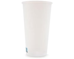 Wellsamed WELLSACUP 100 kartonnen bekers 440 ml wit, geschikt voor warme dranken, coffee-to-go, business, evenementen, feest