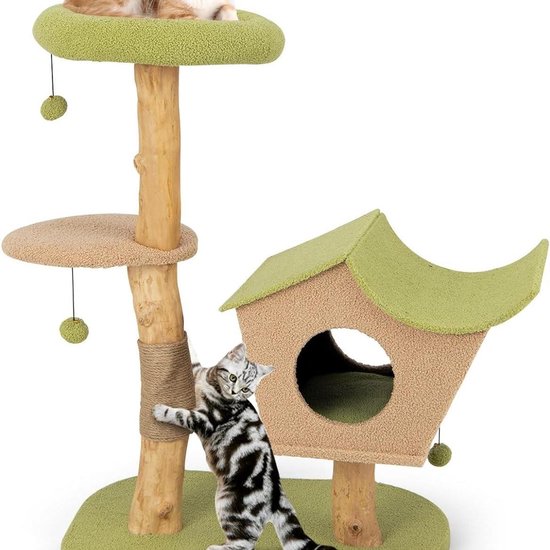 FUKUMARU Kratzbaum für Katzen,188 cm Wandmontage, Katzenbaum mit FUKUMARU Kratzbaum für Katzen,188 cm Wandmontage, Katzenbaum mit