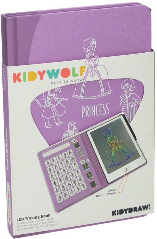 Foto: Kidywolf kidydraw prinsessen mini tekentablet