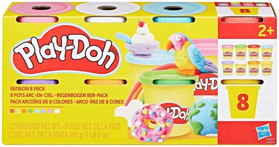 Play-Doh 8-pack - Regenboog