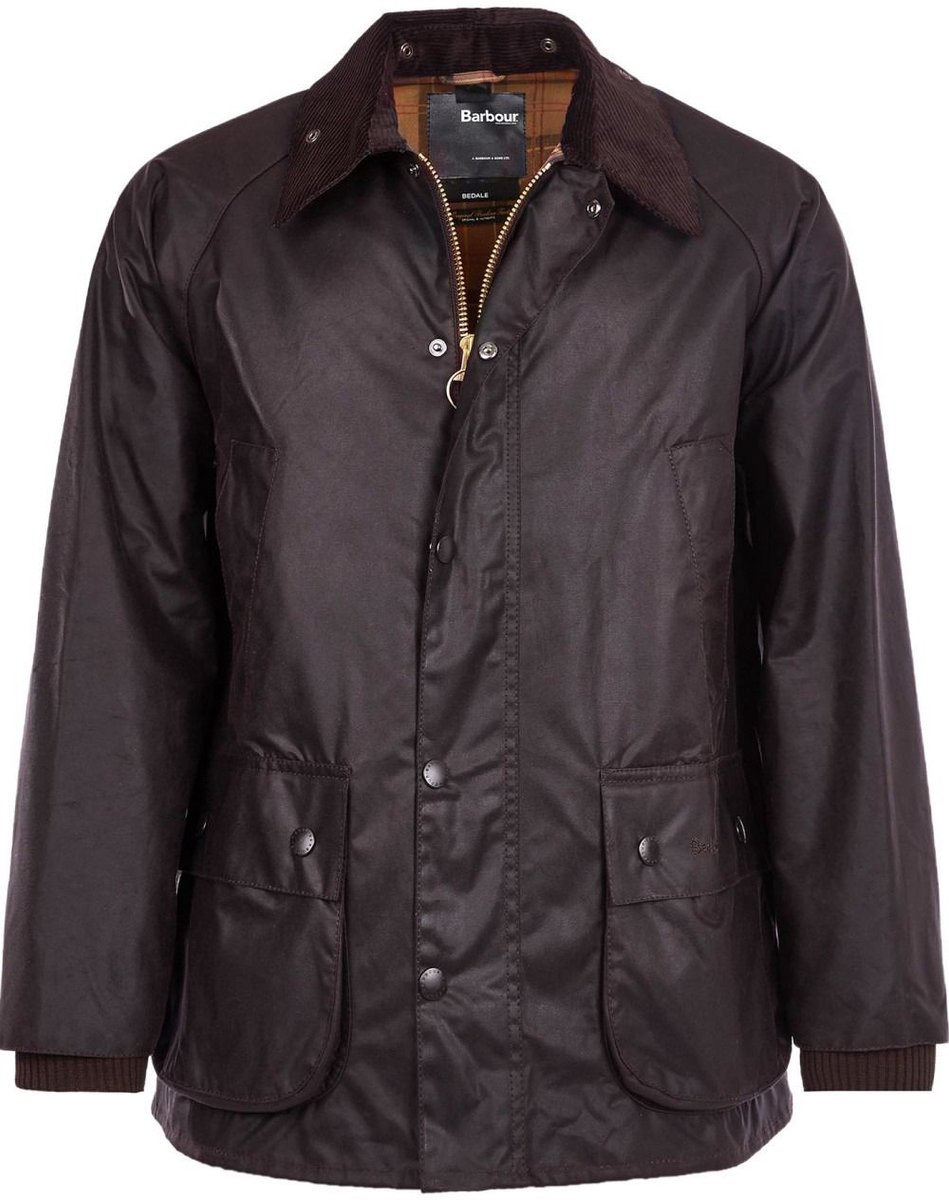 Barbour Bedale Wax Jas Bruin - Maat 48 - Heren - Wax jassen