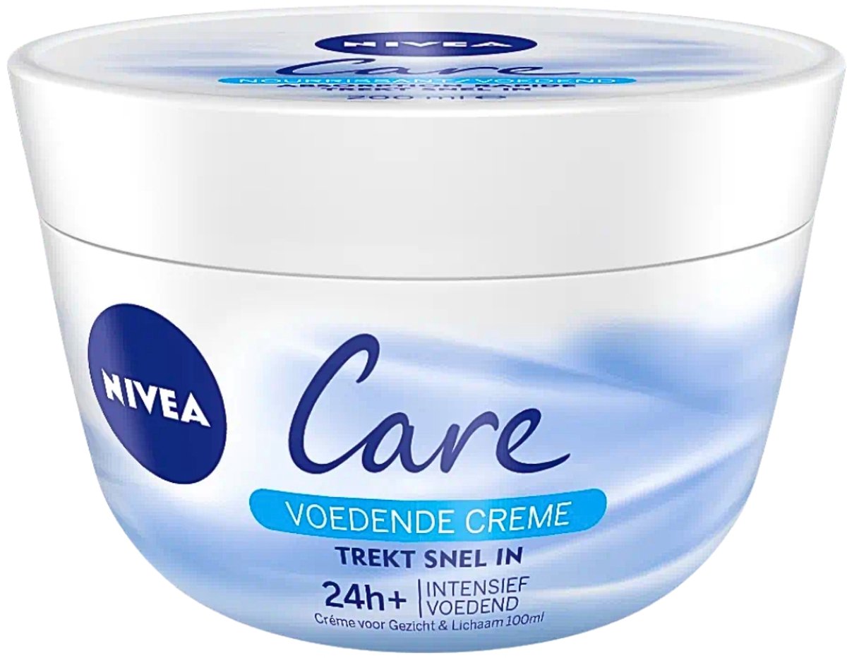 1 x NIVEA - Bodycrème - Verzorging - Voedend - Snel Intrekkend - 200 ml - Voedende Crème - Gezicht En Lichaam - Hydraterend - Hydrowax - Huid Verzorging