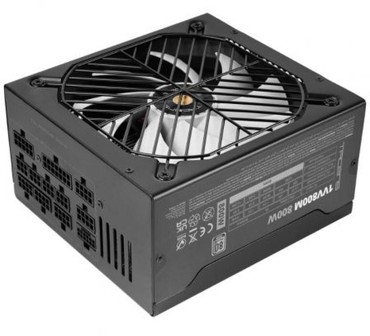 Modulaire Computer Voeding – 80 PLUS Silver – ATX 3.1 Ready – PCIe 5.1 (12V-2x6) – Volledig Modulair – Actieve PFC – 87% Efficiëntie