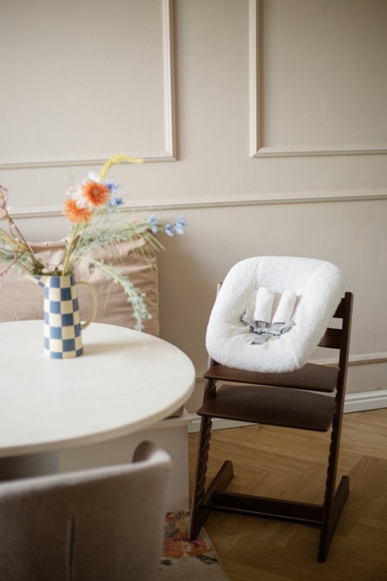 MamaLoes Teddy Bouclé Naturel Newbornhoes van Merkloos — afbeelding 5