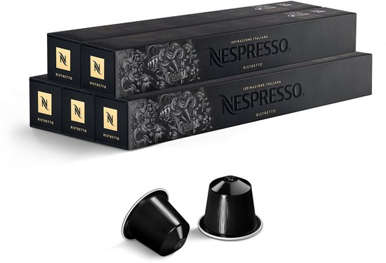 Nespresso koffiecups Ristretto 50 pack - intensiteit 10
