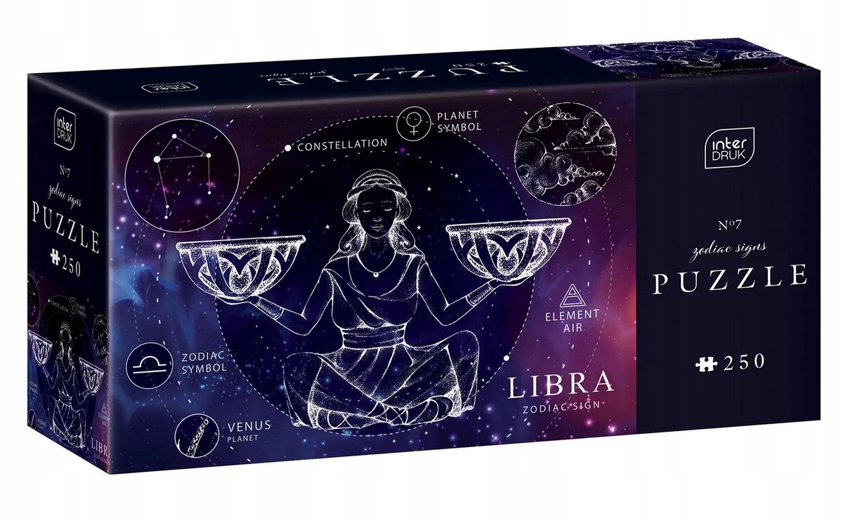 Interdruk Puzzel 250 stukjes - Zodiac Weegschaal