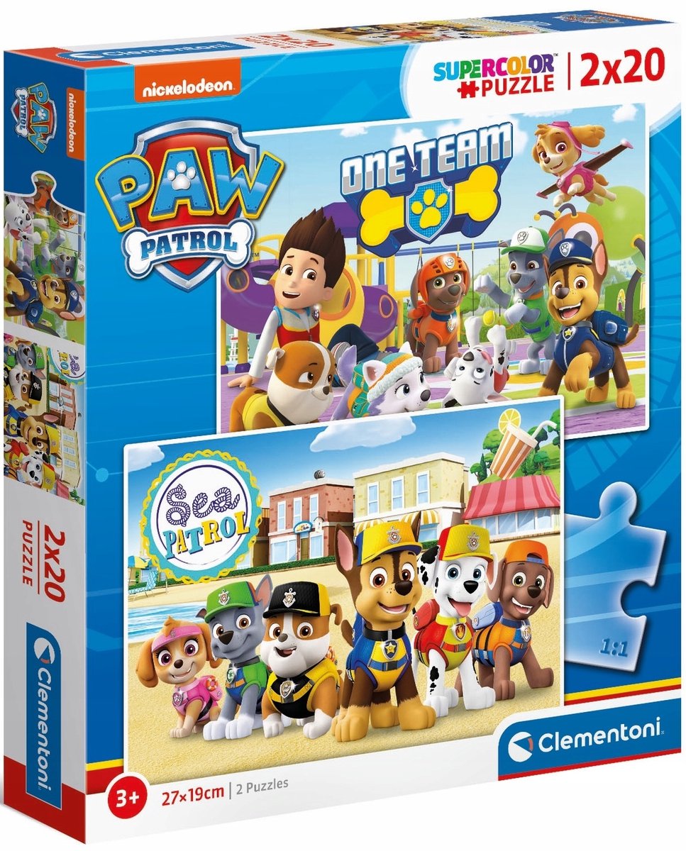 Psi Patrol 2x20 Legpuzzels - Clementoni