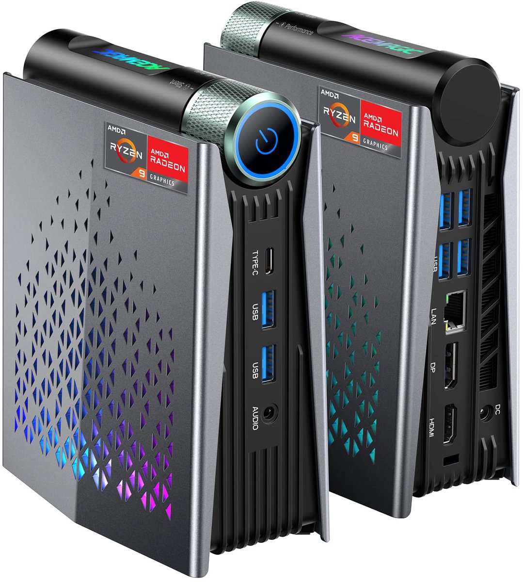 Image of ACEMAGIC S3A Mini PC 32GB DDR5 4800MHz 1TB SSD, AMD Ryzen 9 6900HX (tot 4,9 GHz) Radeon 680M, Micro Desktop Computer|WIFI6|2.5G LAN|Windows 11 Pro