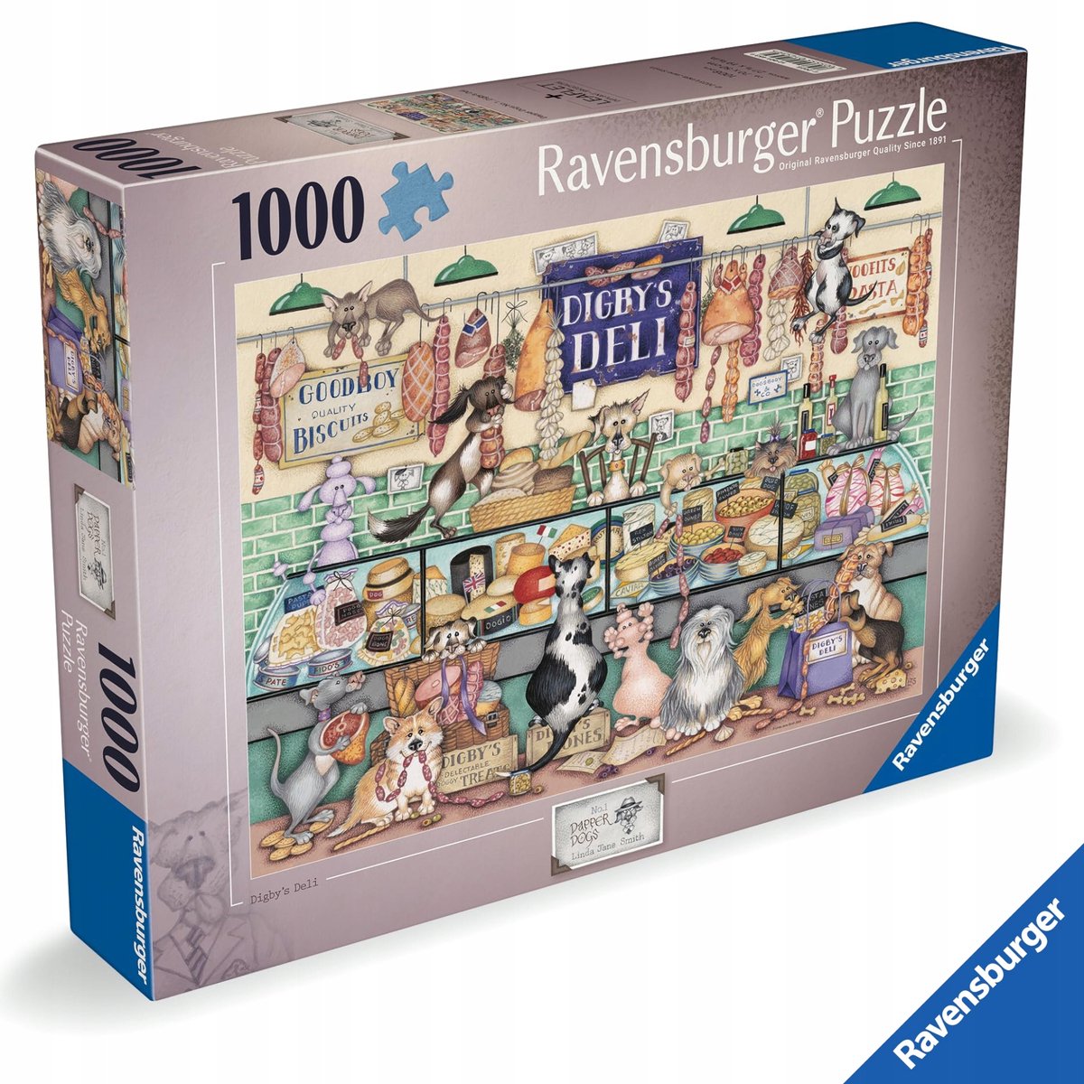 Ravensburger Premium Puzzel 1000 Stukken - Schattige Honden