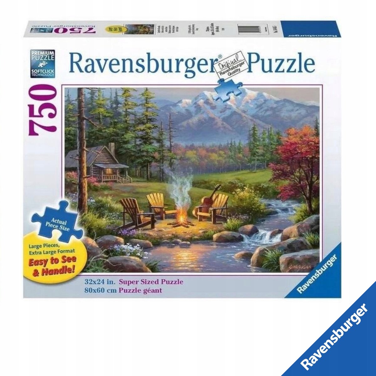 Ravensburger Puzzel 750 Stukjes Salon aan de Rivier Educatief Speelgoed